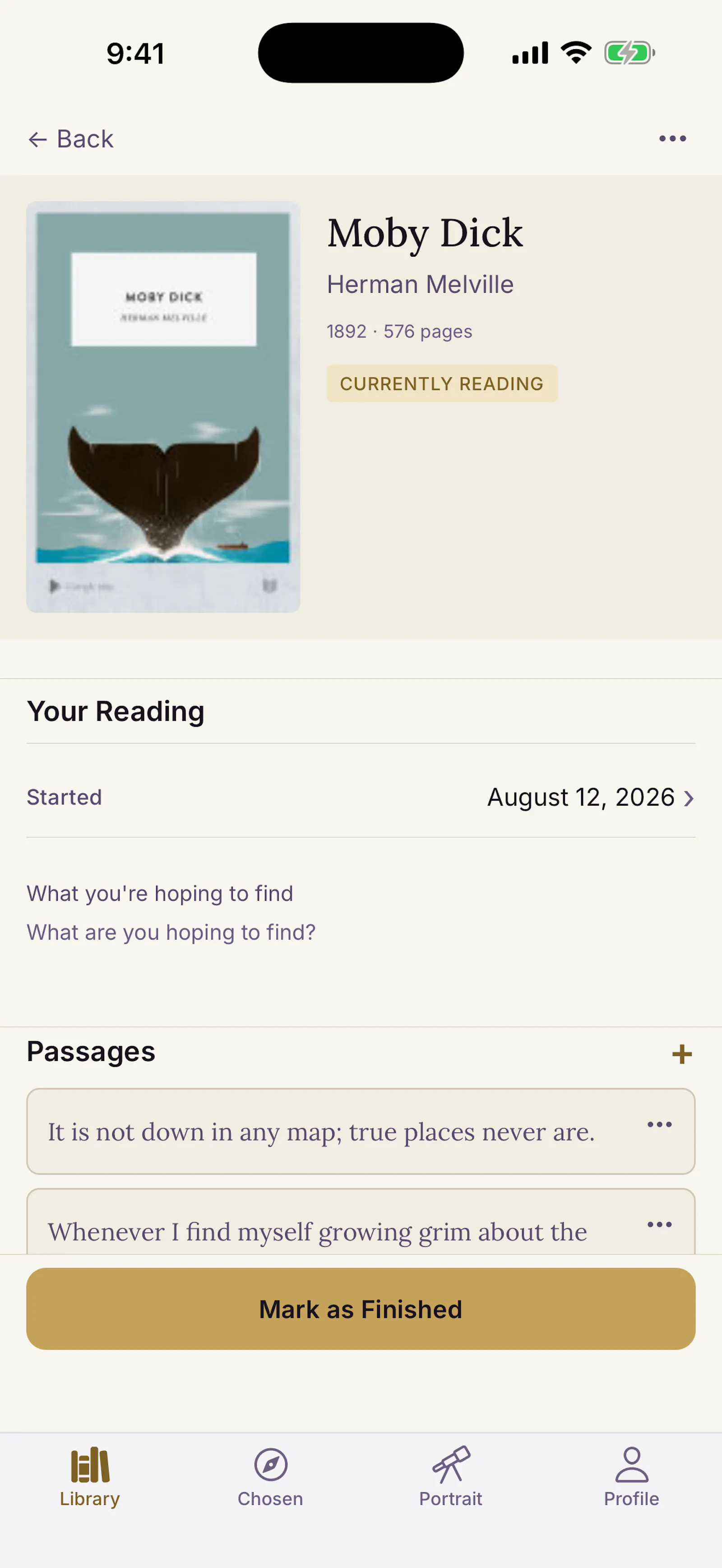 Canto: Private Reading Journal screenshot 8