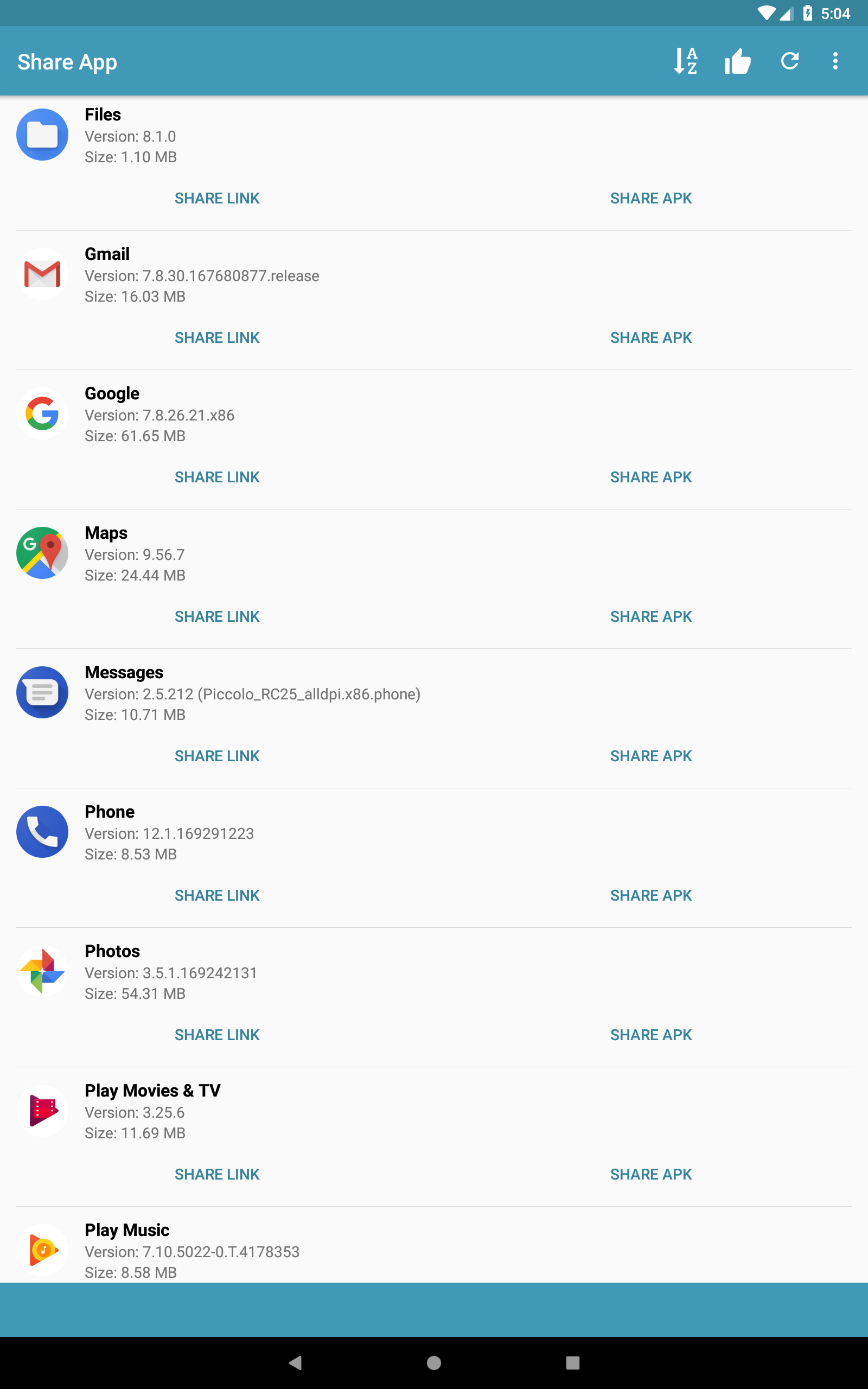 Share app with your friends gallery image