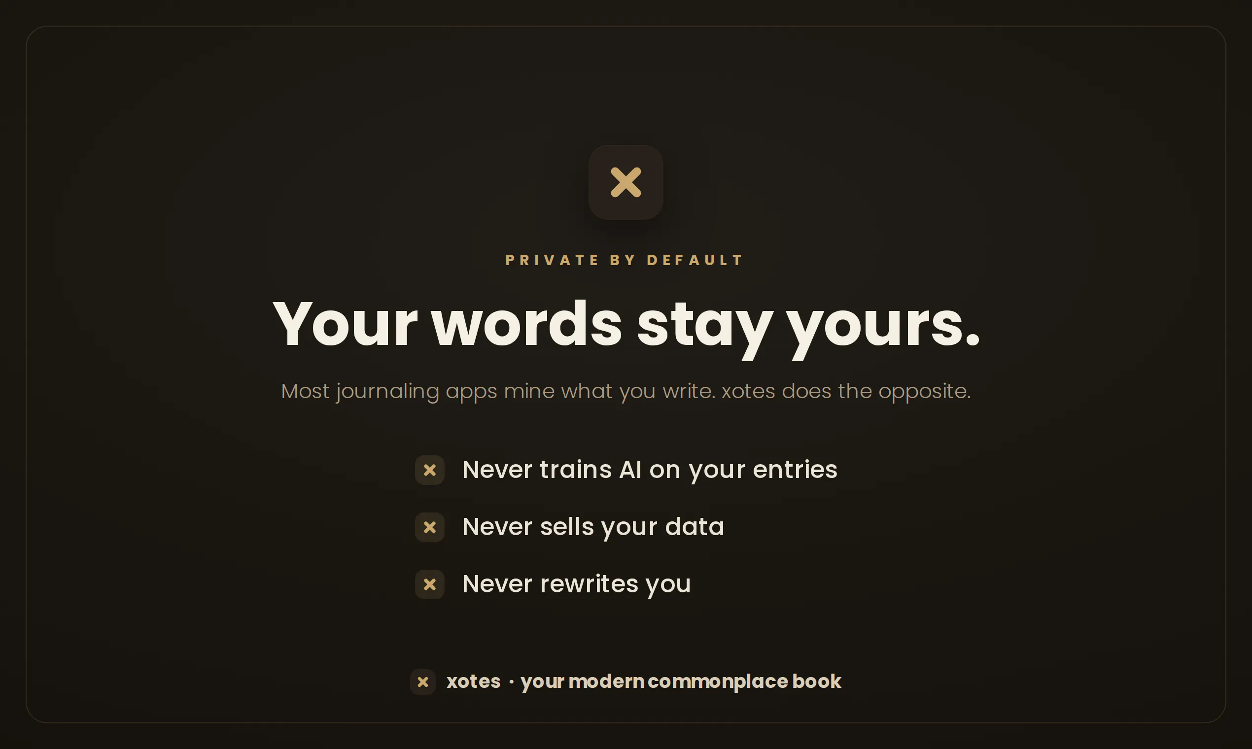 xotes, your modern commonplace book gallery image