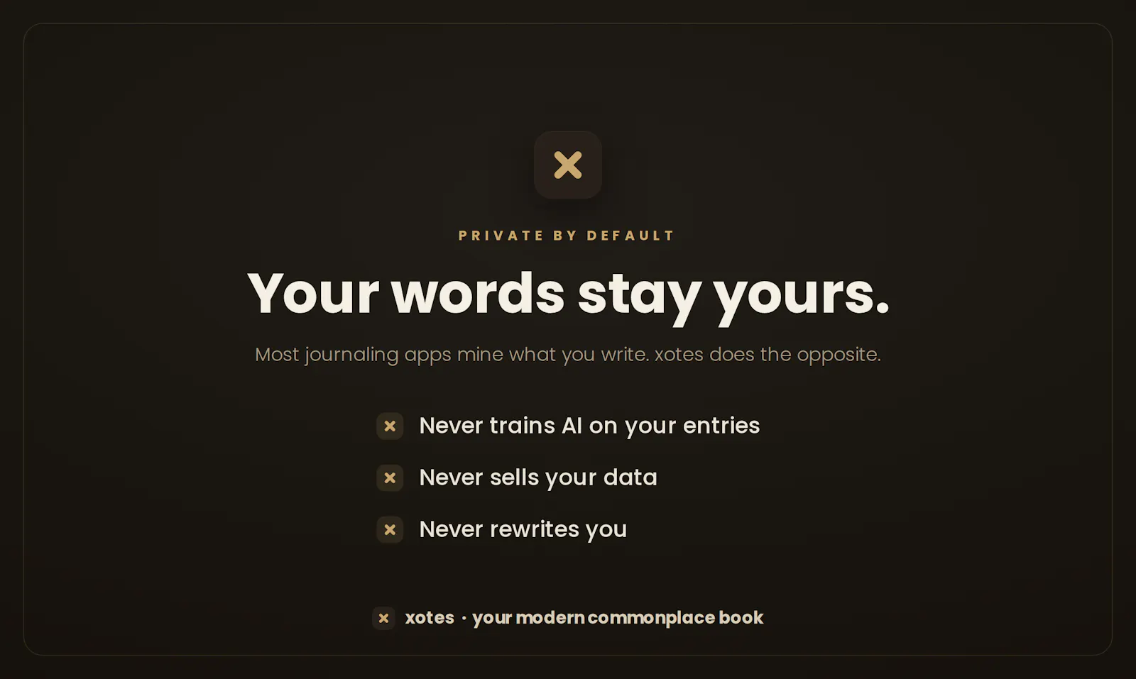 xotes, your modern commonplace book screenshot 10
