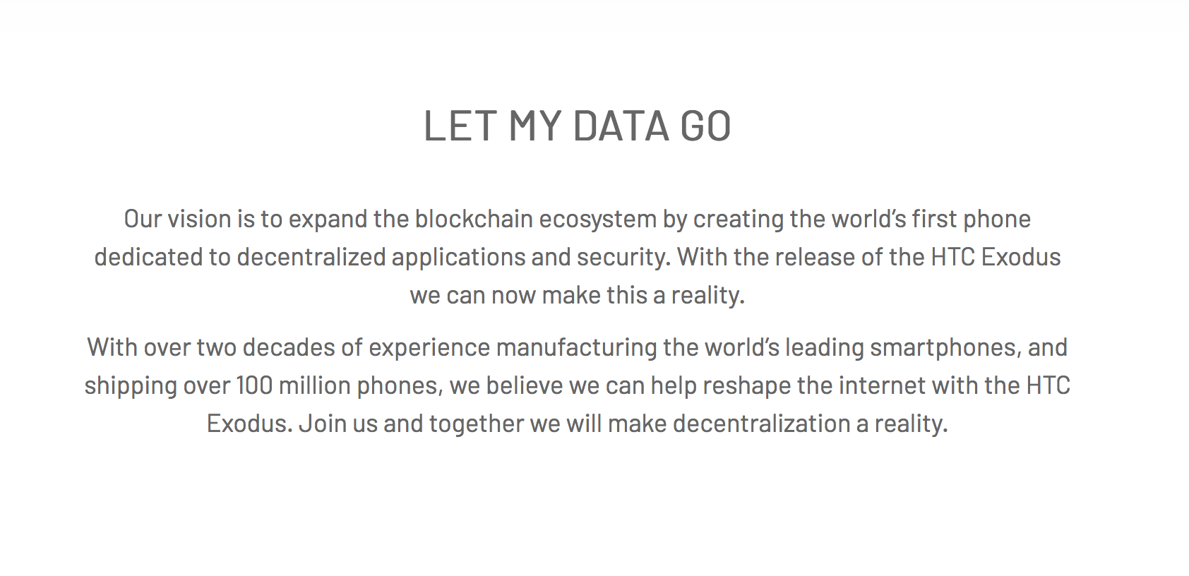 HTC Exodus gallery image