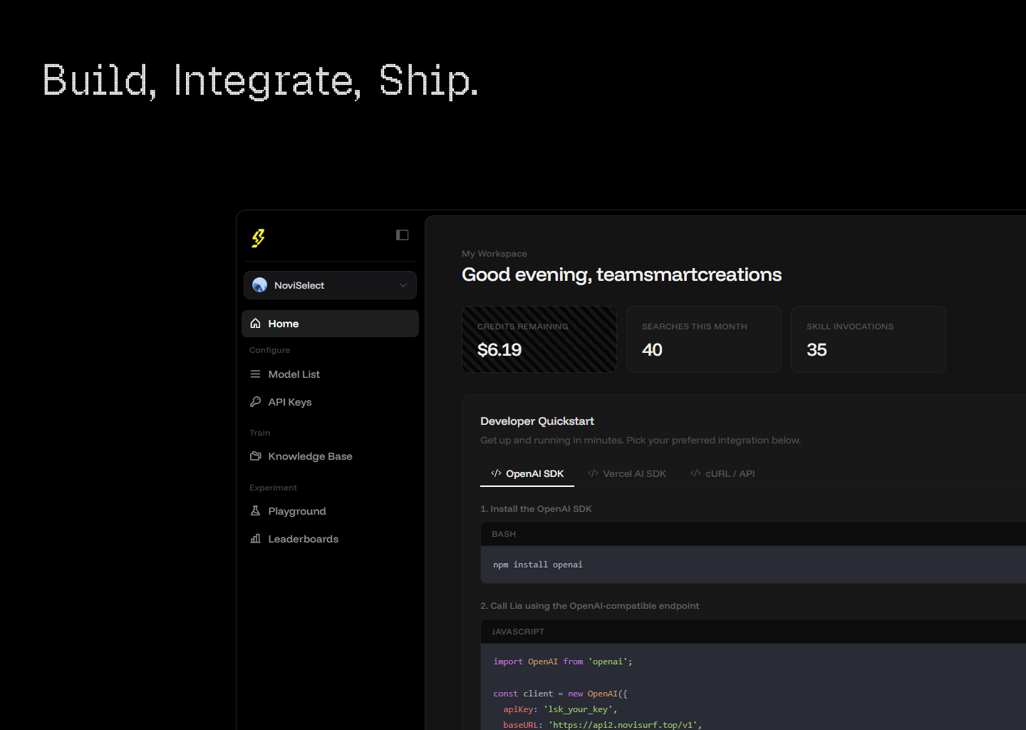 Novisurf AI gallery image