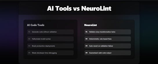 NeuroLint CLI gallery image