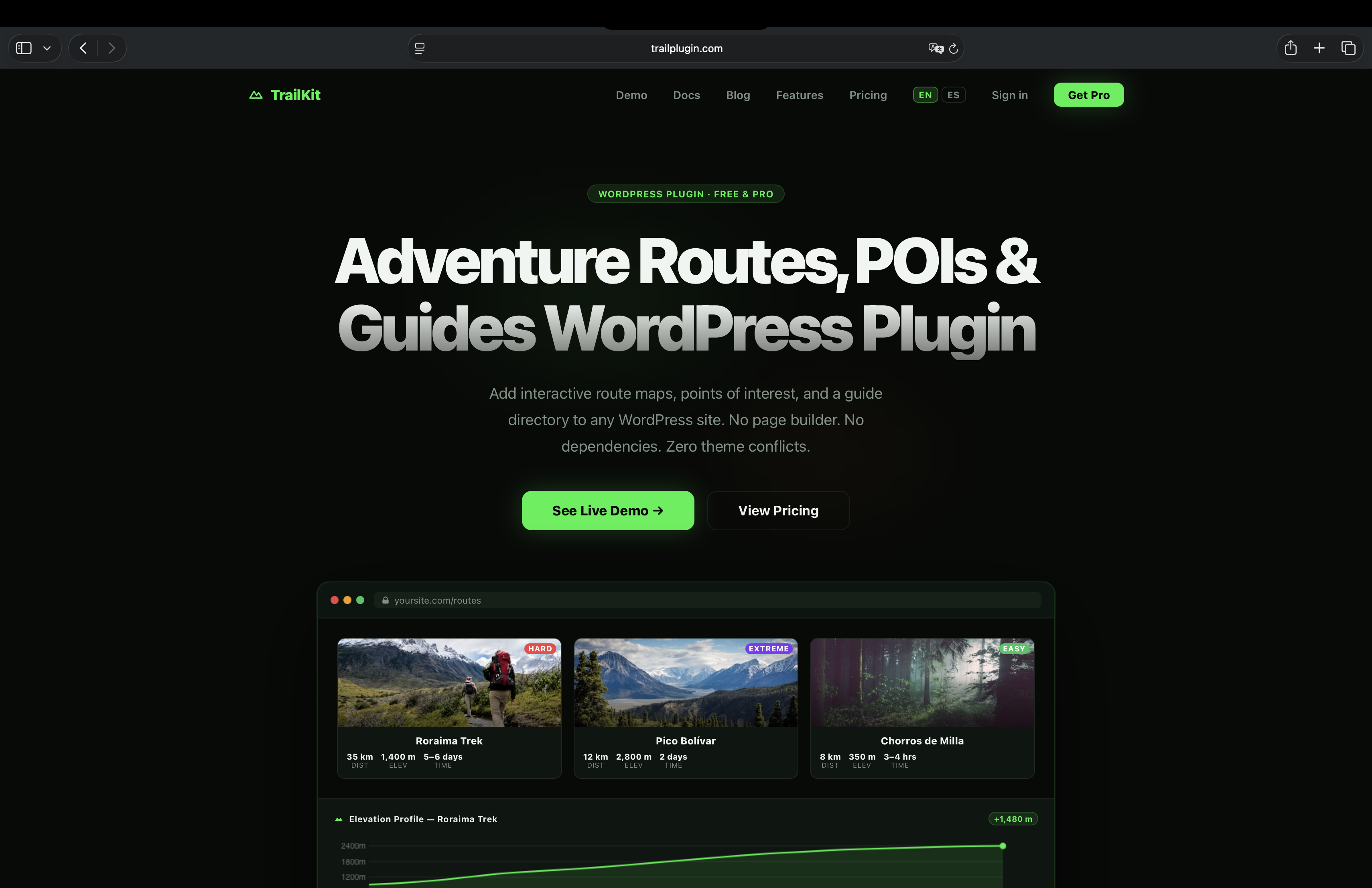 Trail Plugin gallery image