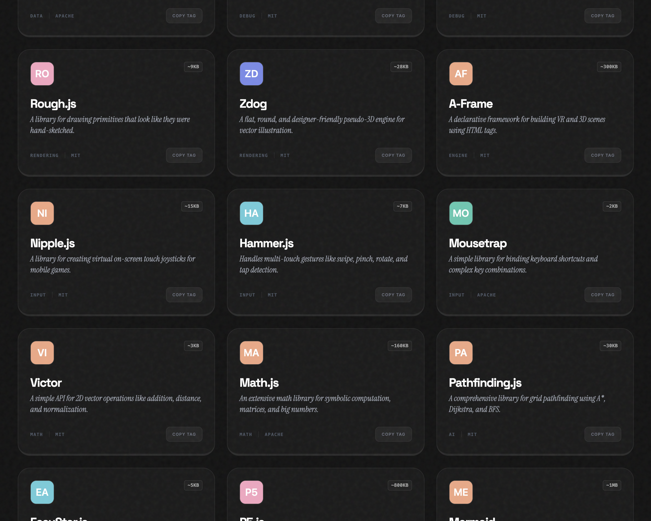 NoBuild — Zero Build JS tools directory gallery image