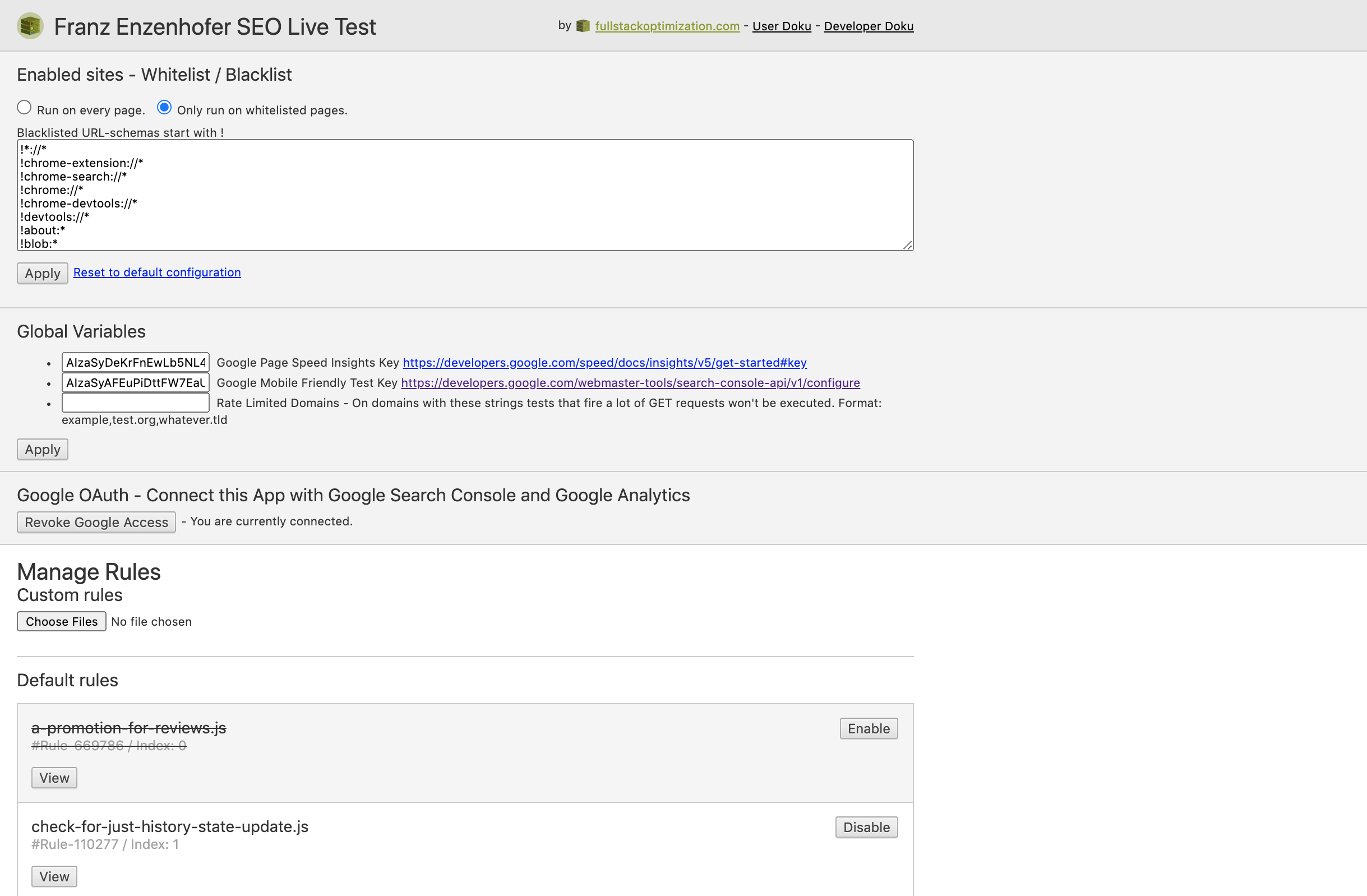 Franz Enzenhofer SEO Live Test V2.0.1 gallery image