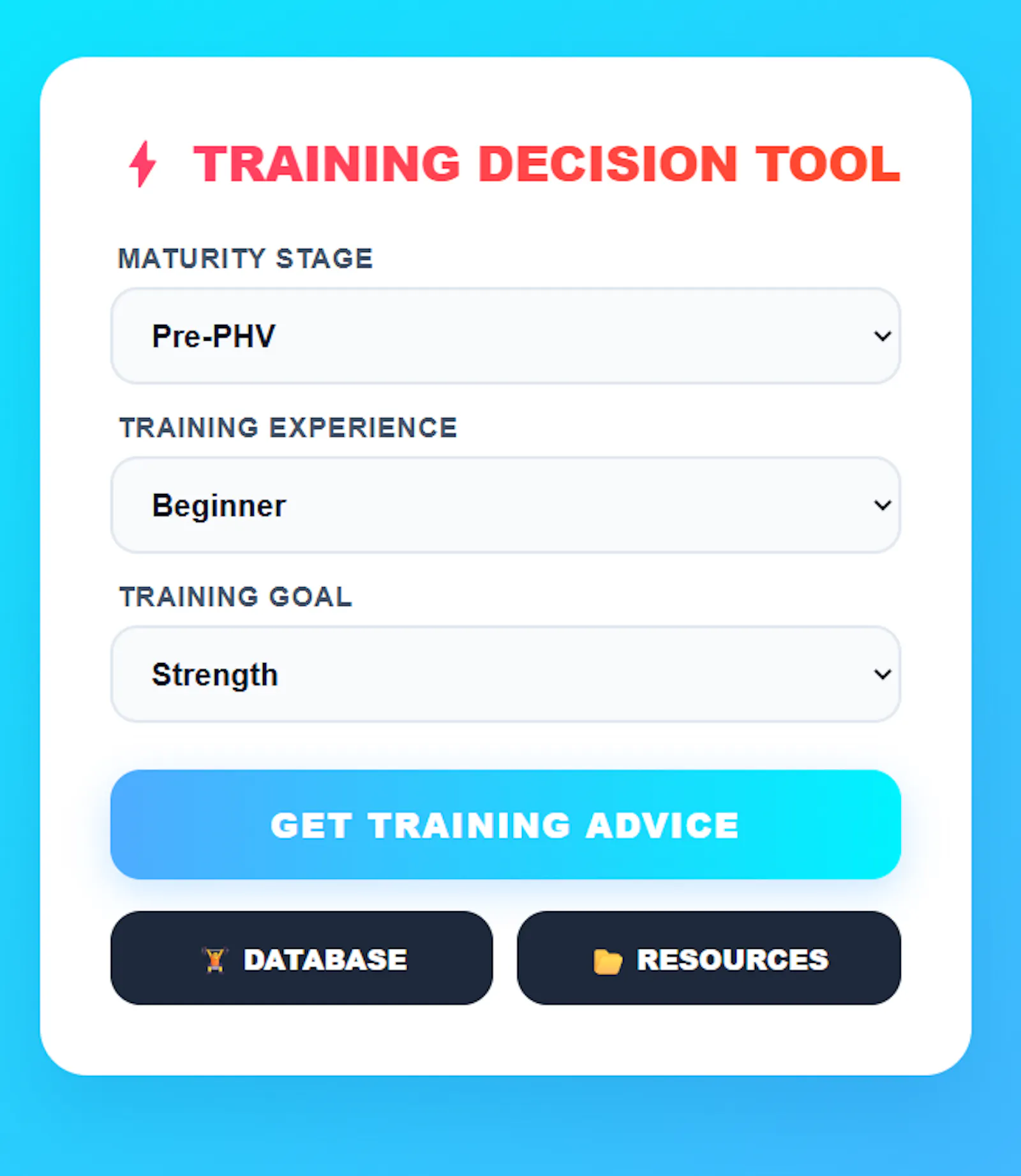 Training Toolkit for Teenage Athletes screenshot 1