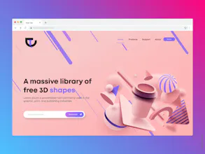 3d Shape Landing page gallery image