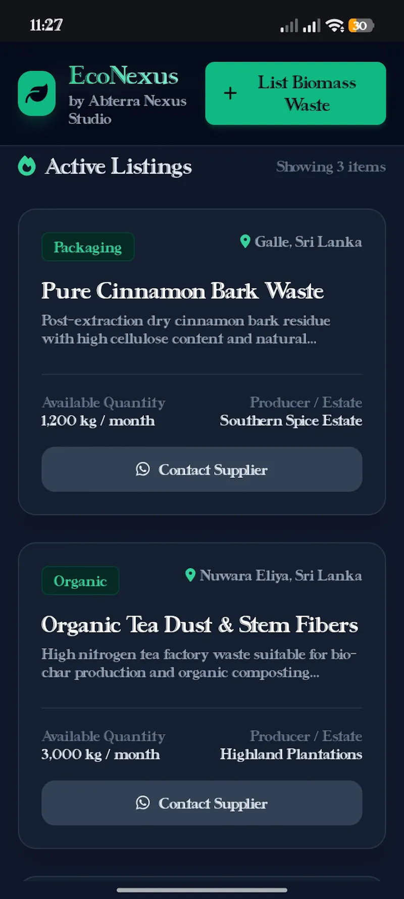 EcoNexus screenshot 2