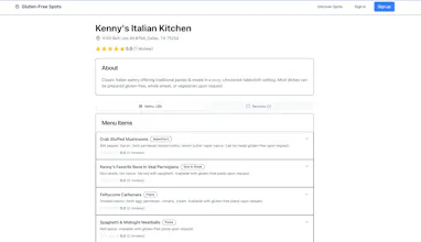 Gluten Free Spots (Favorite dishes GF) gallery image