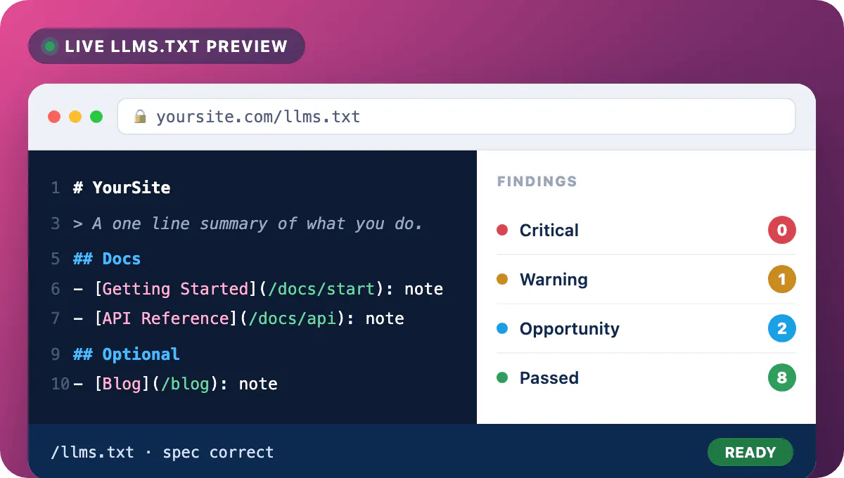 LLMs.txt File Generator gallery image