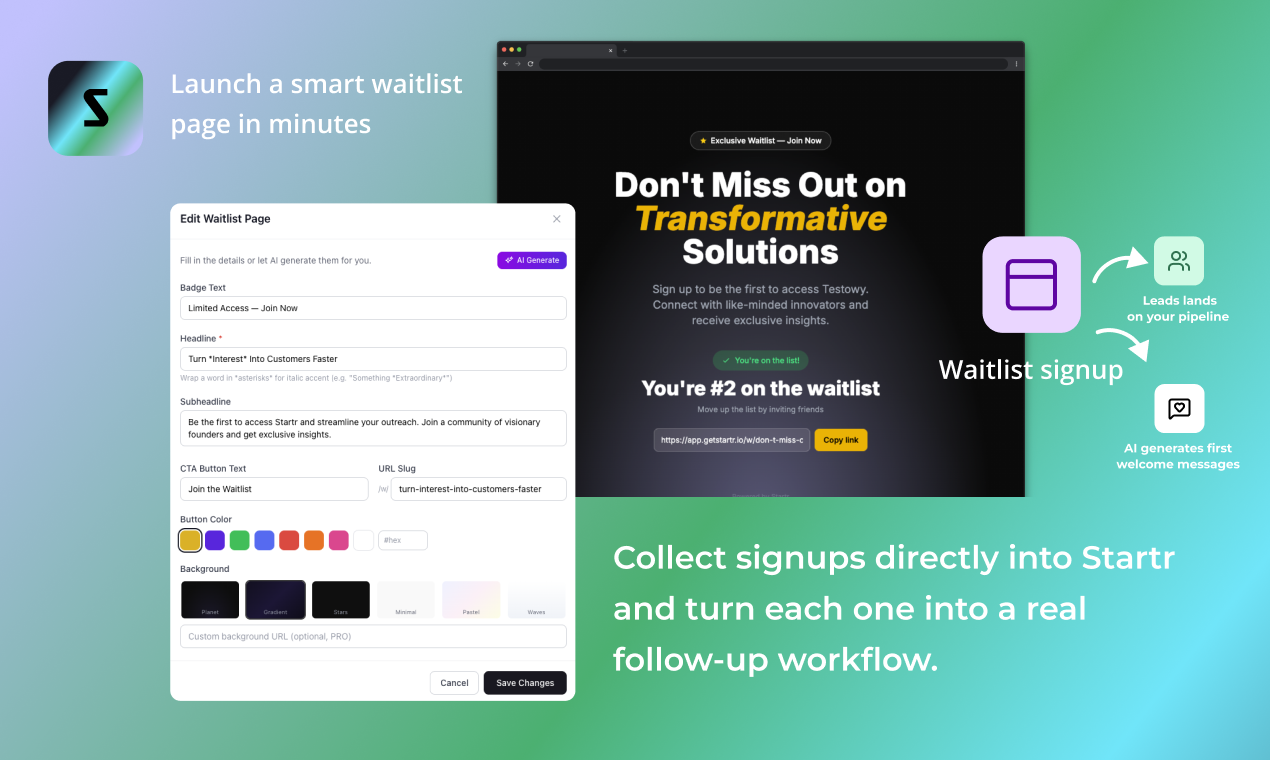 Startr gallery image