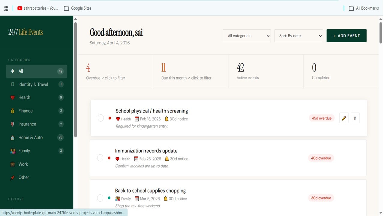 24/7 Life Events  gallery image