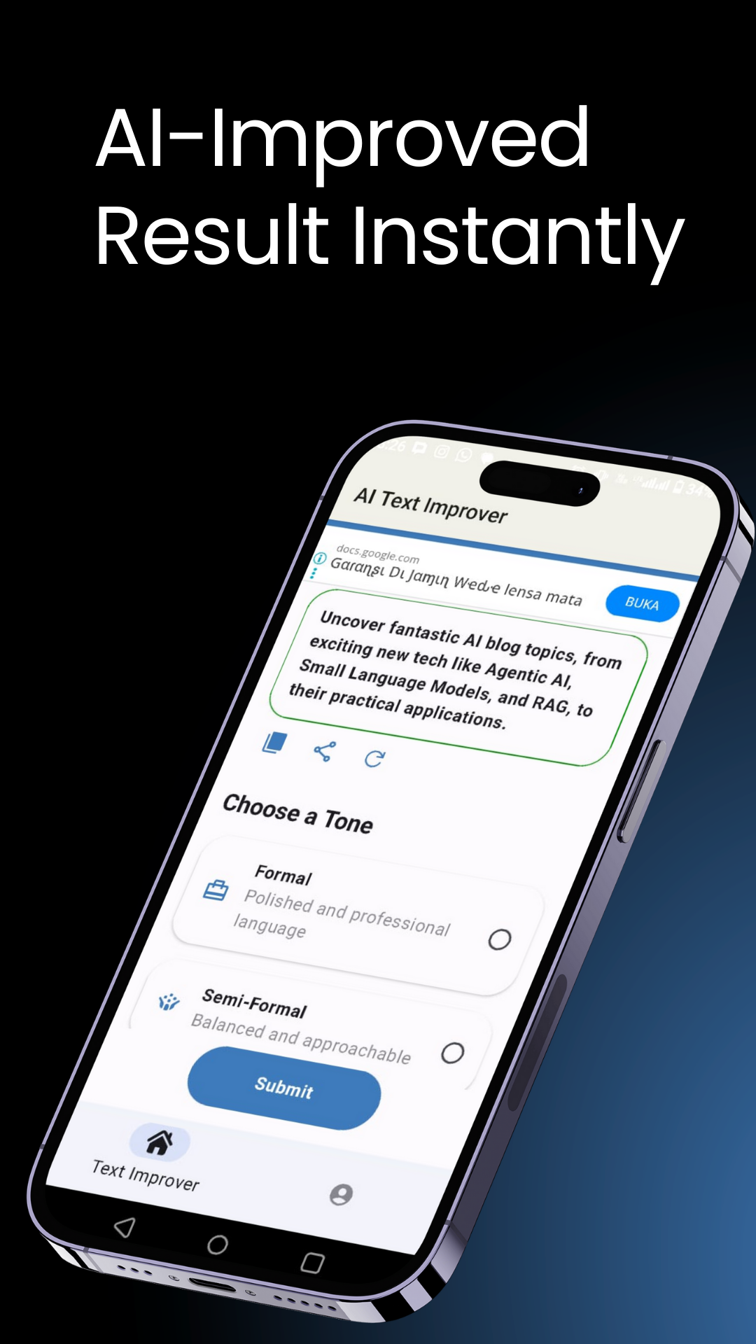 AI Text Improver: Write Smart gallery image
