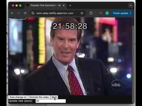 Retro NYE broadcast synchronizer gallery image