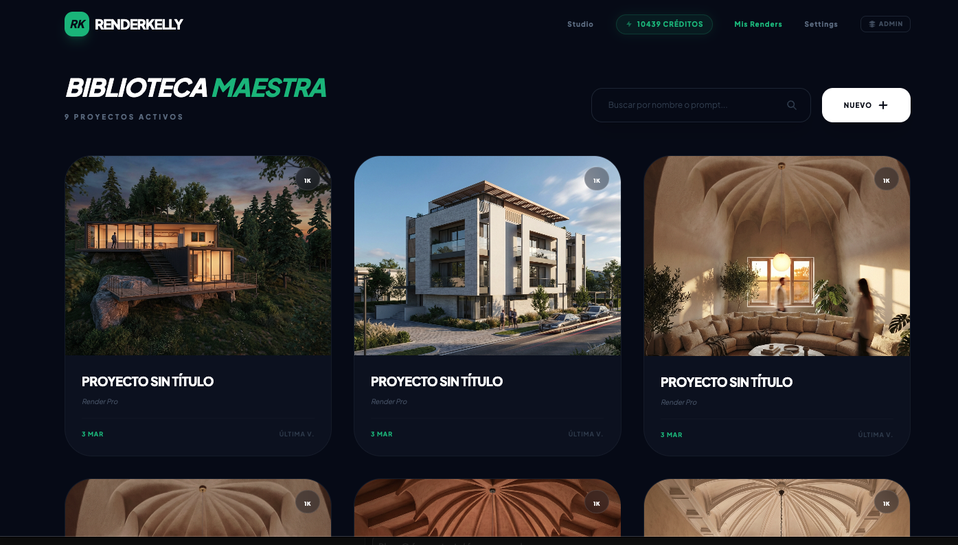 RenderKelly - Screenshot 4 showing product features and functionality