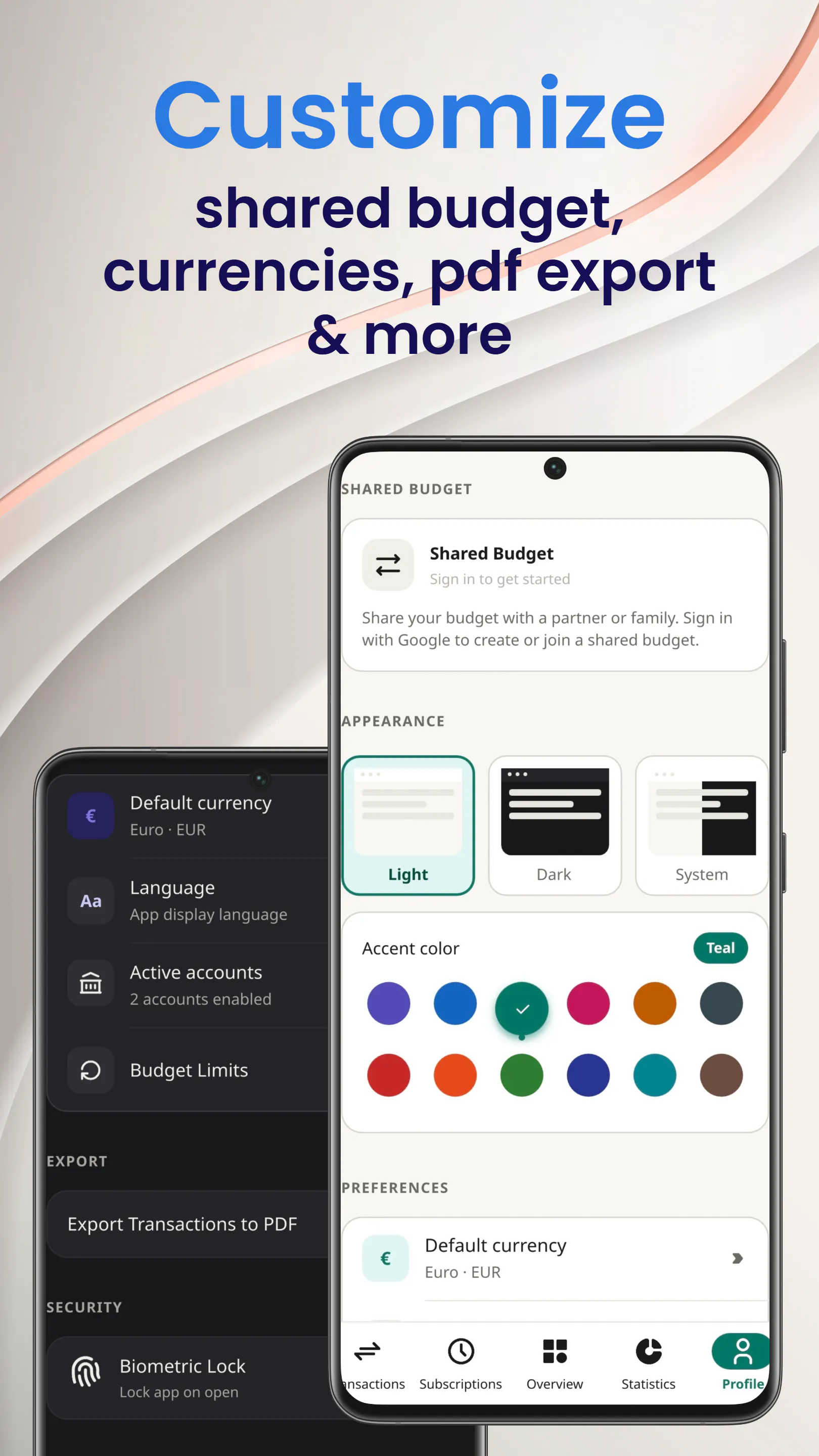 Budget & Subscription Tracker gallery image