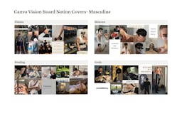 Canva Vision Board Notion Covers media 3