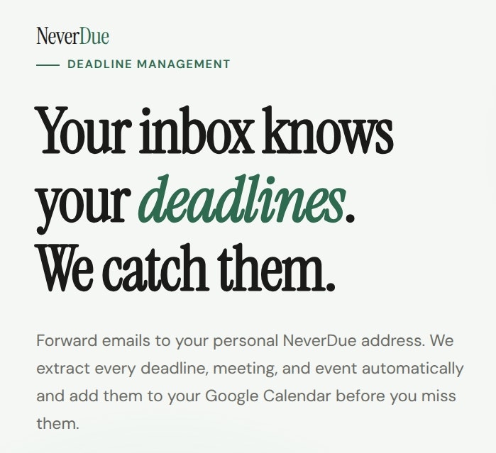 NeverDue gallery image