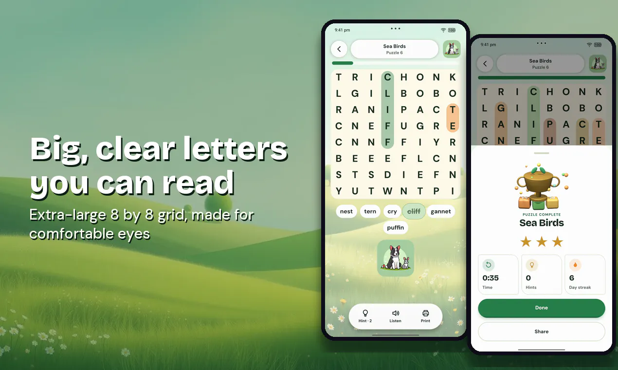Leafy Word Search: Big Print gallery image