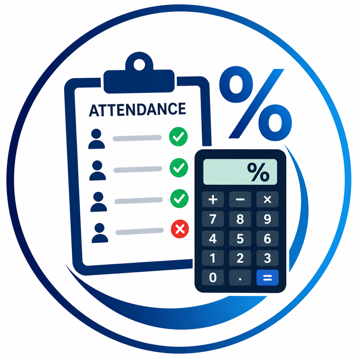 Online Attendance Percentage Calculator