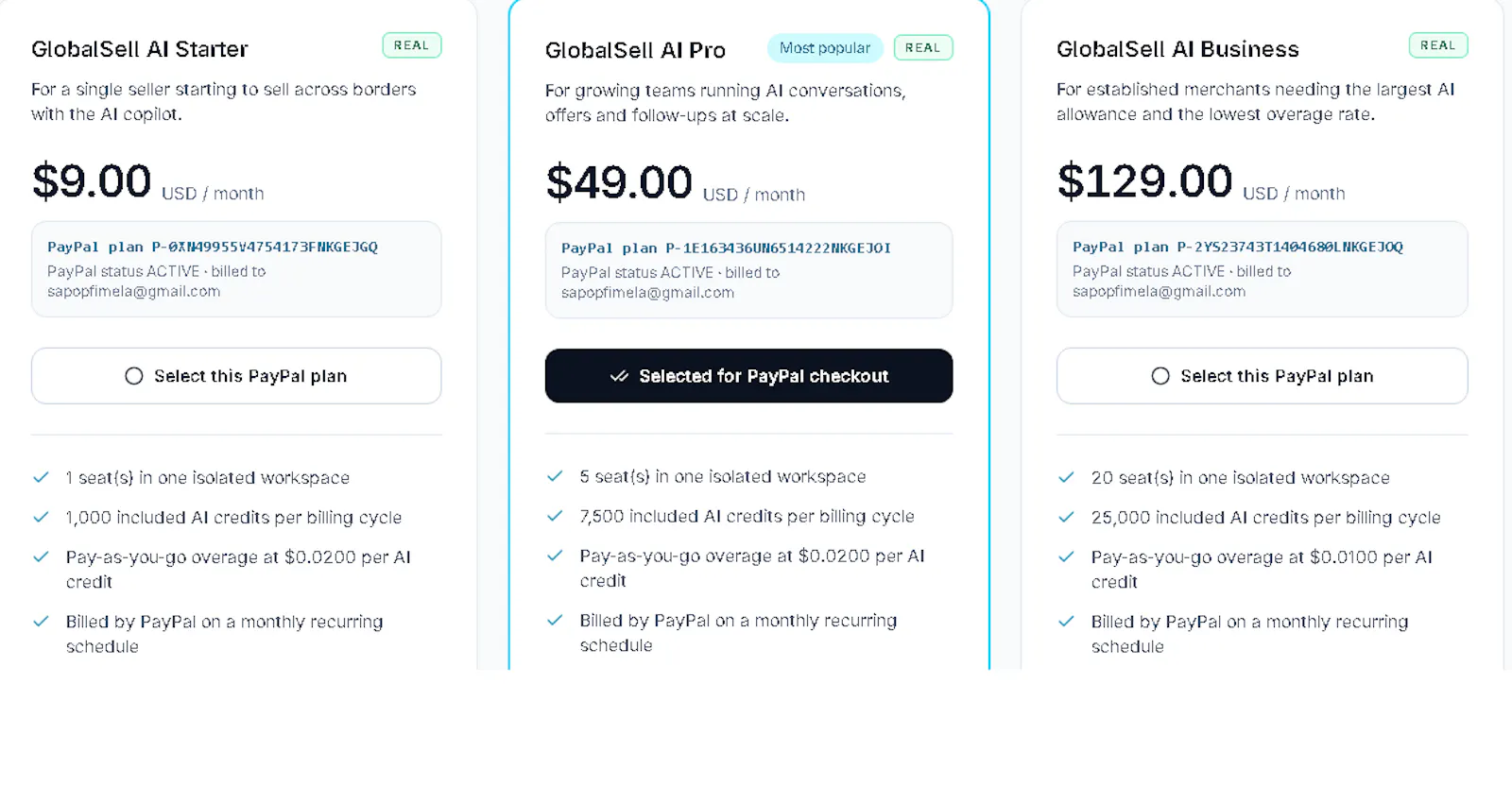 GlobalSell AI screenshot 3