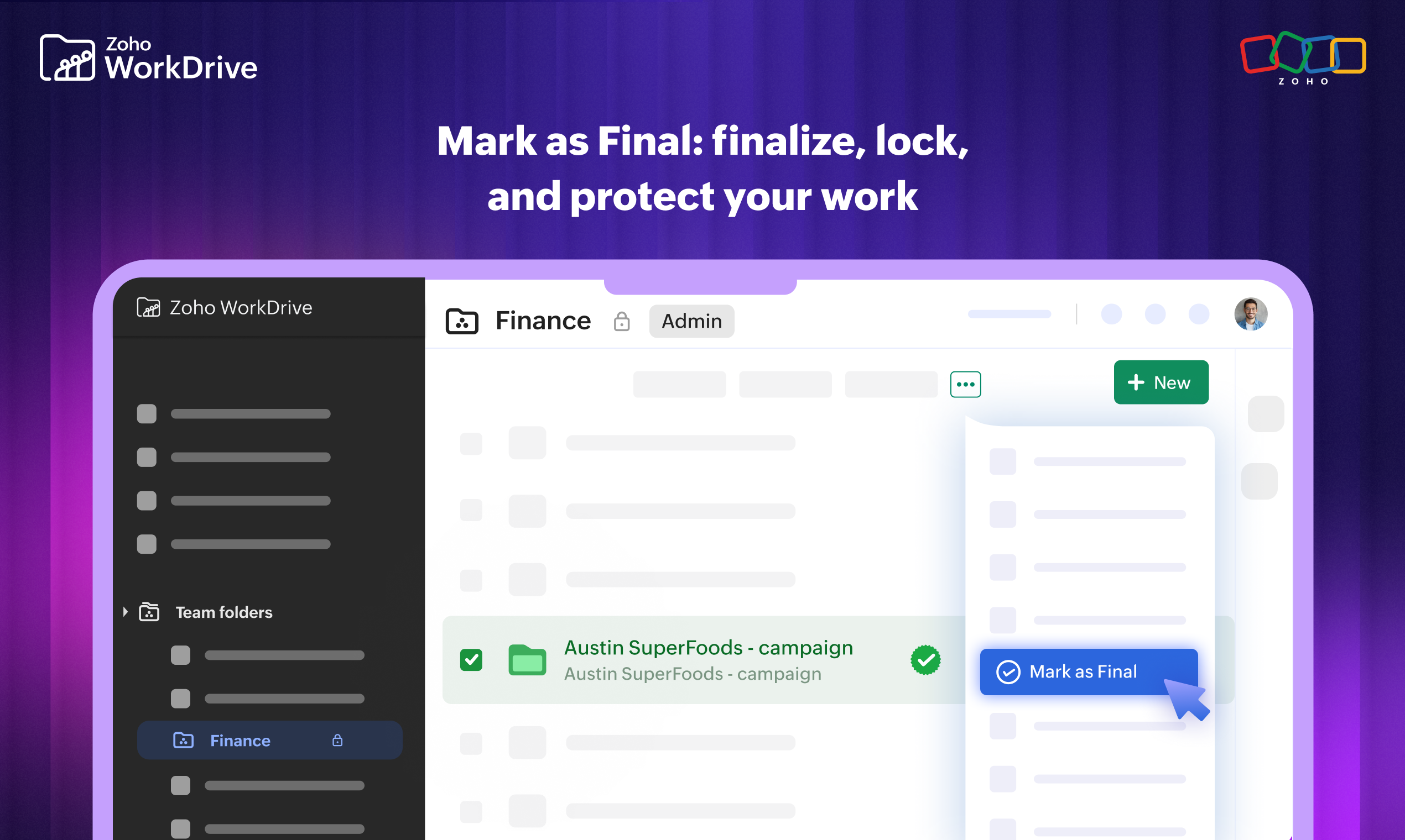 Zoho WorkDrive 6.0 (Phase 1) gallery image