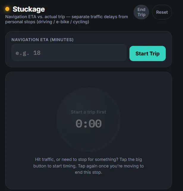 Stuckage · Trip Pause Timer gallery image