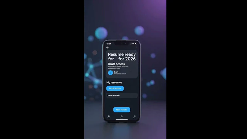 Offer AI: Resume Maker screenshot 1 (video preview)