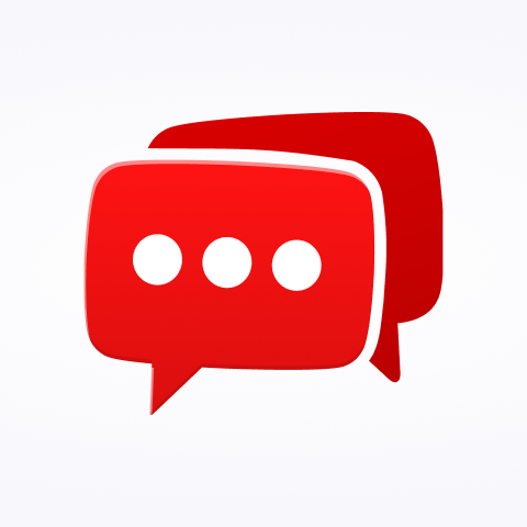 Chat with YouTube logo