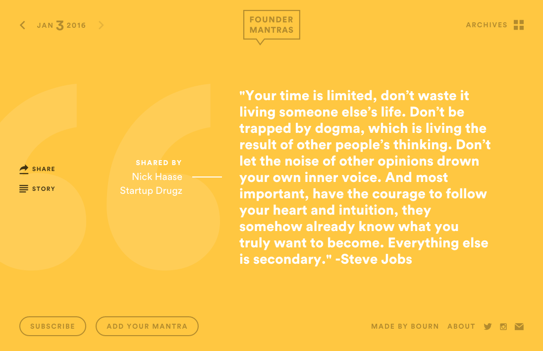 Founder Mantras gallery image