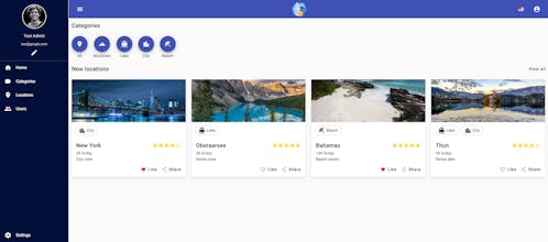 Vortex Full Stack template gallery image
