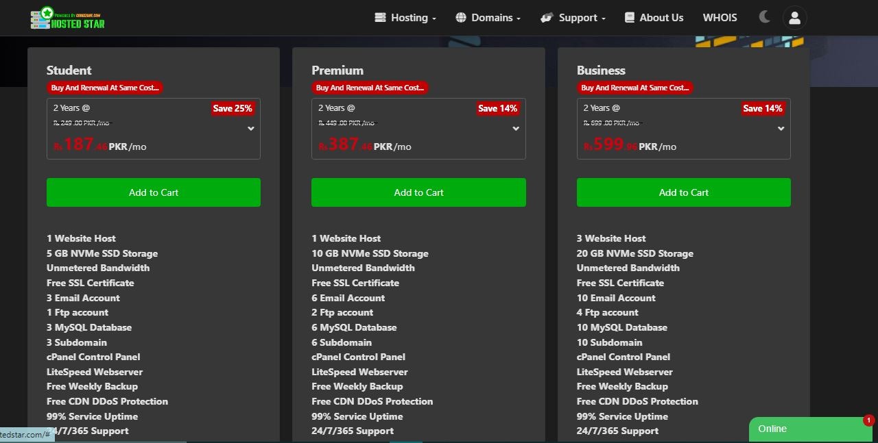 HOSTEDSTAR - HostedStar Best and Cheap Hosting Company в Пакистане. медиа 4