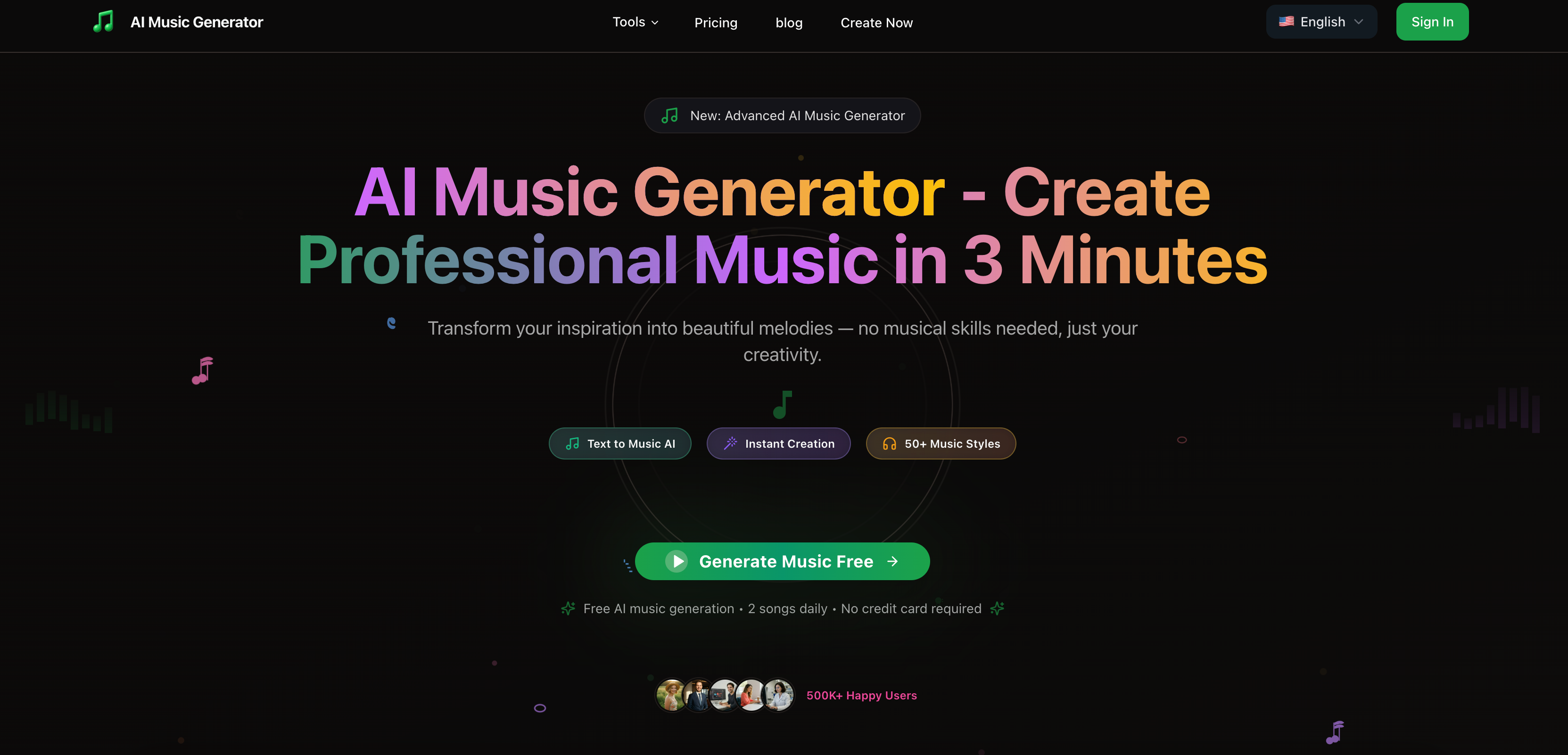 AI Music Generator gallery image