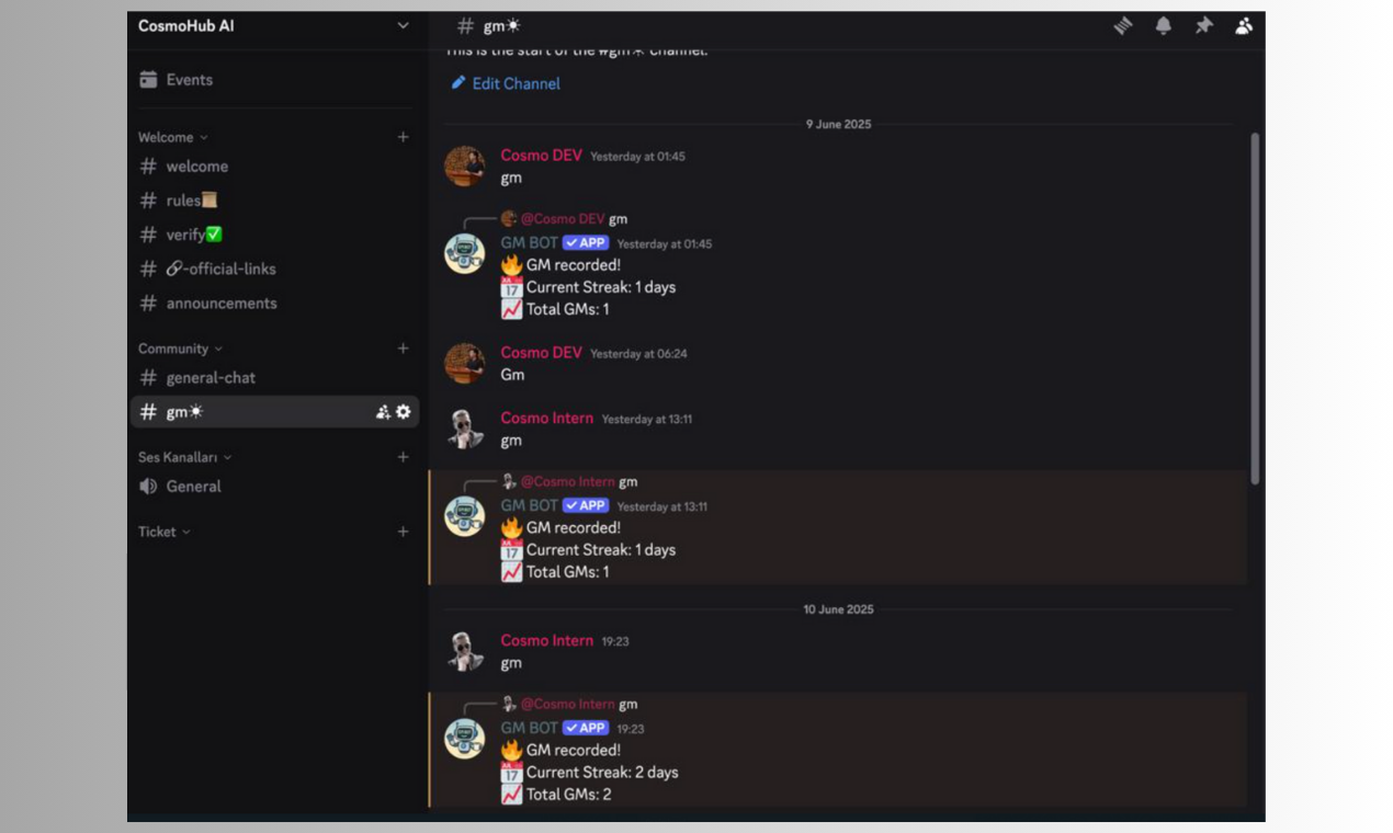 GM Discord Bot - บอท Discord GM Streak media 2