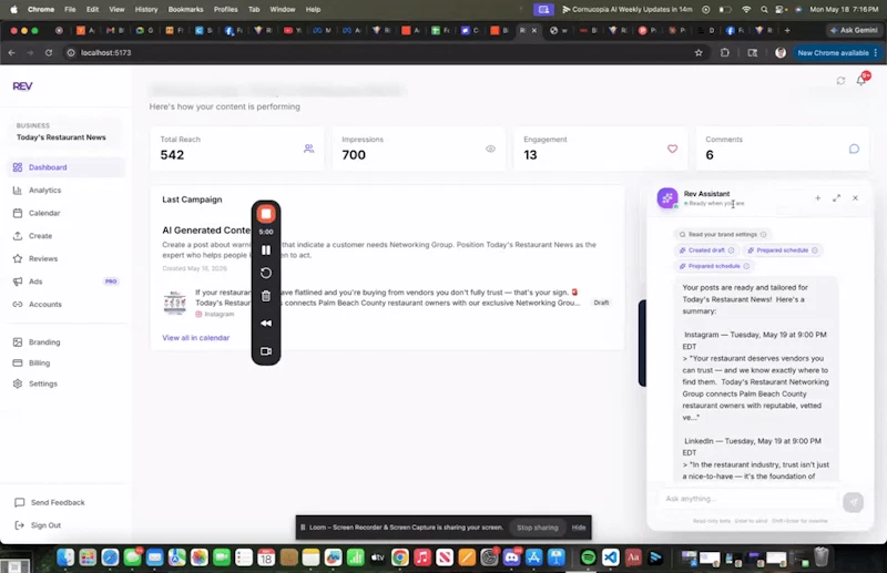 REV screenshot 1 (video preview)