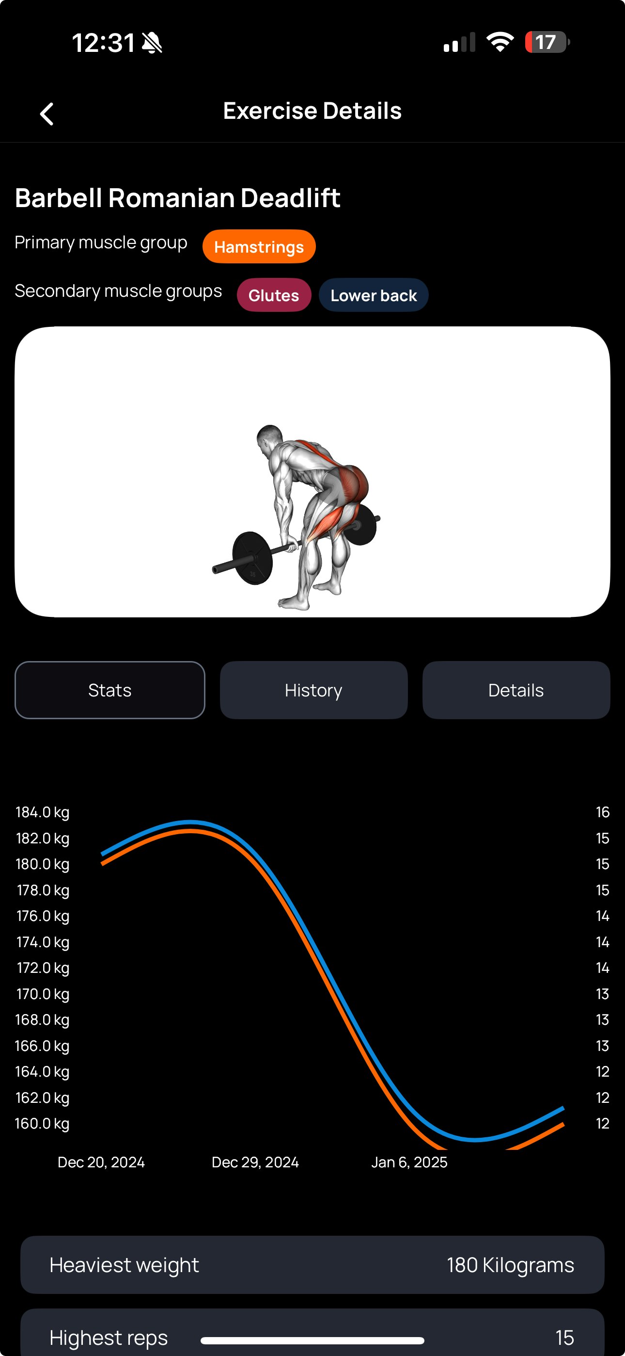 Ezlift pro - Rastree sus entrenamientos de gimnasio media 7