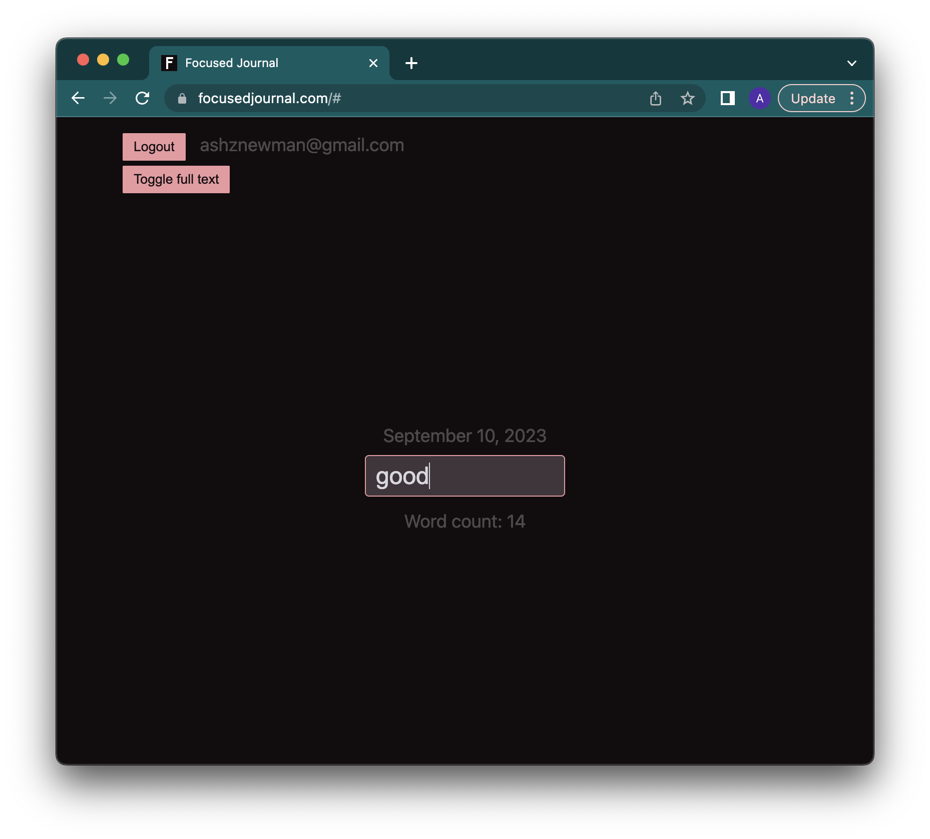 Focused Journal gallery image