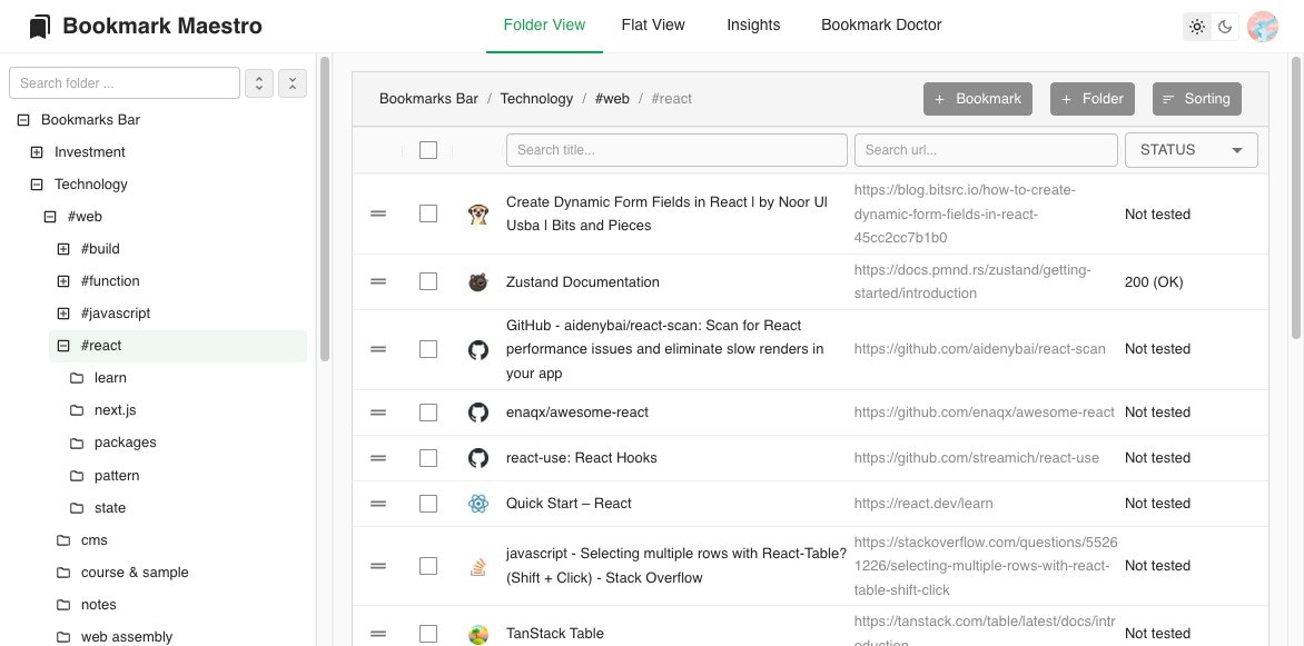 Bookmark Maestro gallery image