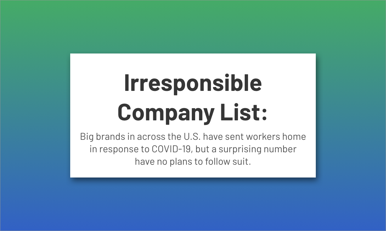 Irresponsible Companies List gallery image
