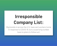 Irresponsible Companies List media 1
