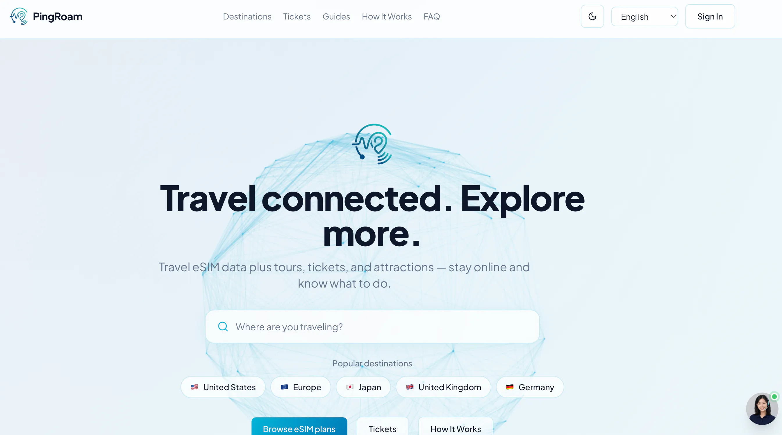PingRoam Travel eSIM gallery image