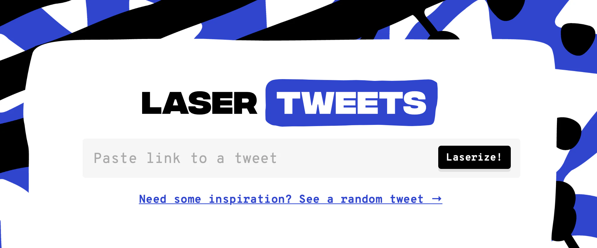 Laser Tweets Image