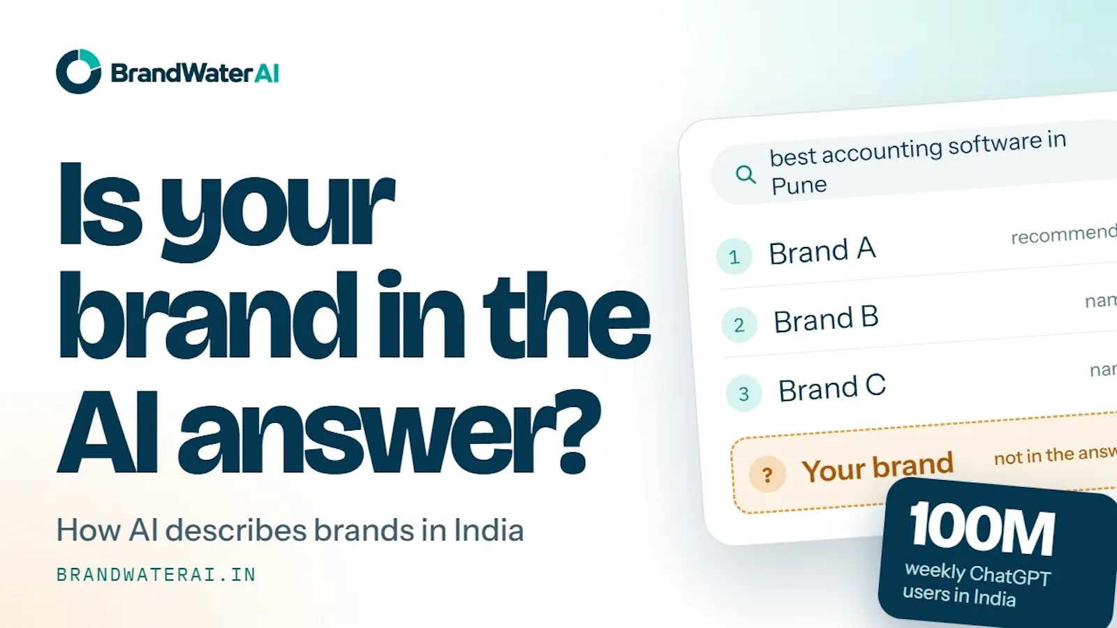 BrandWater AI screenshot 1 (video preview)