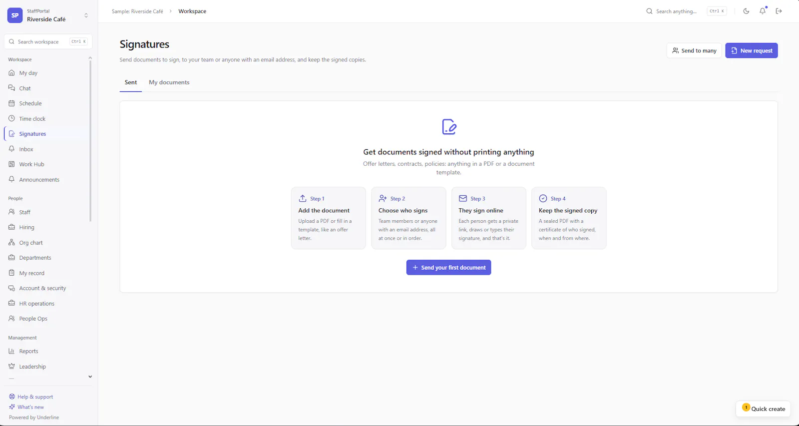 StaffPortal screenshot 3