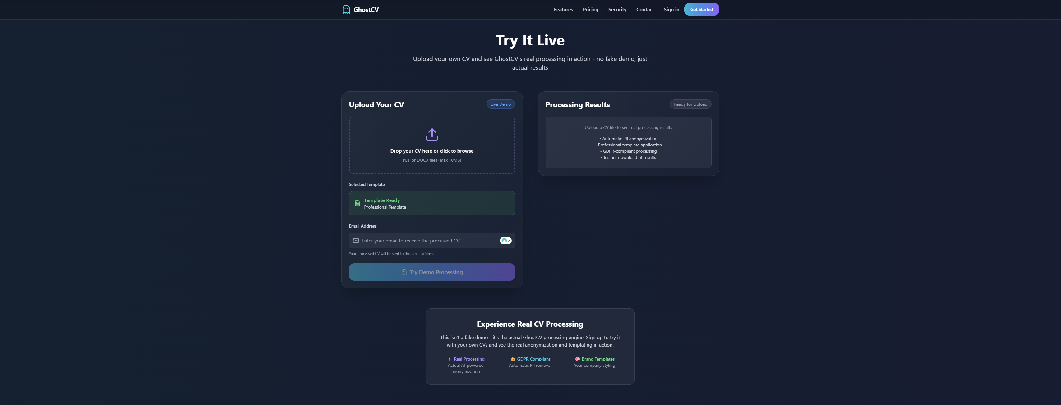 GhostCV gallery image