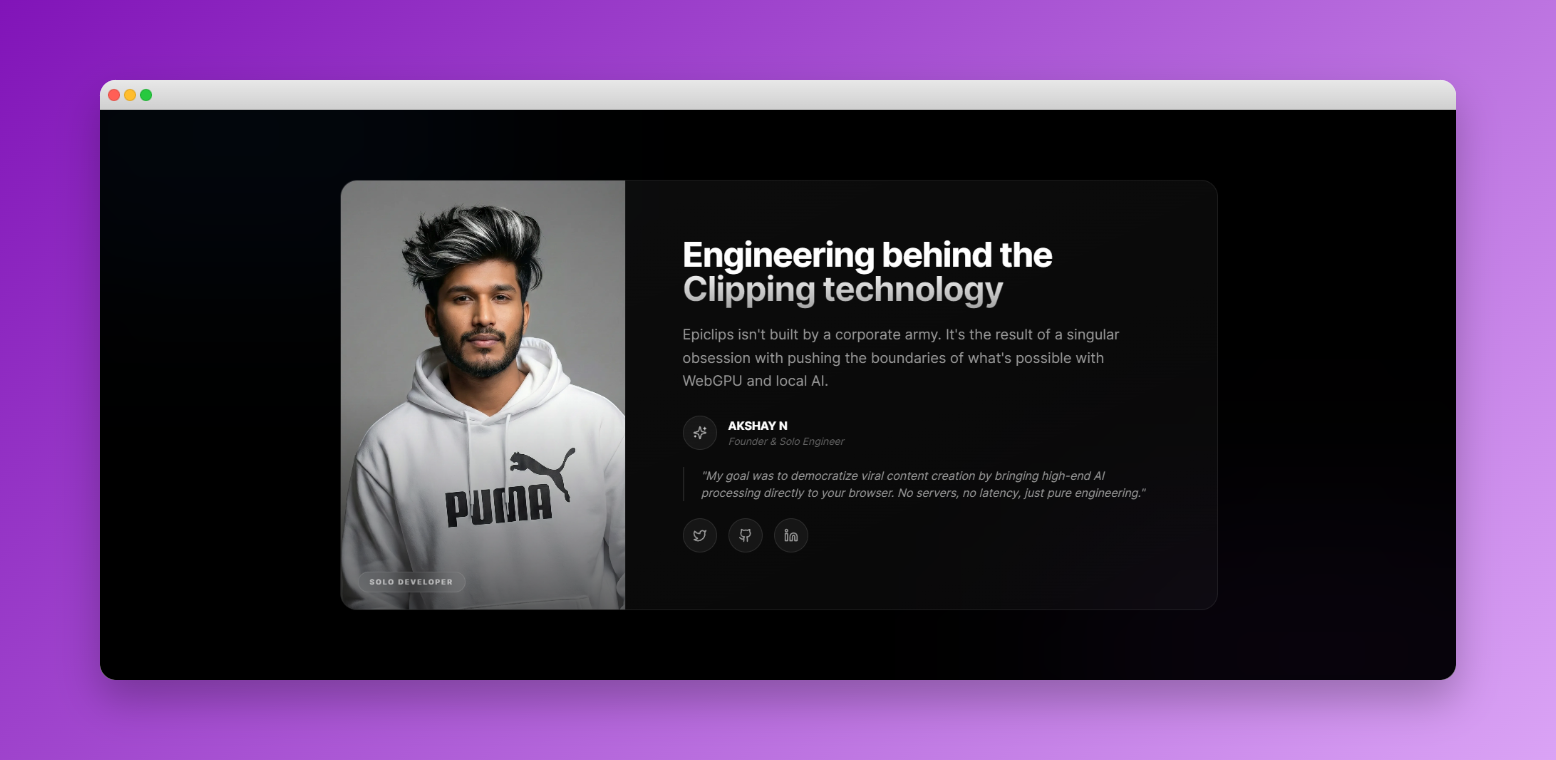 Epiclips - Screenshot 2 showing product features and functionality