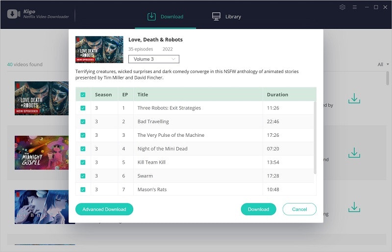 Kigo Netflix Video downloader media 6