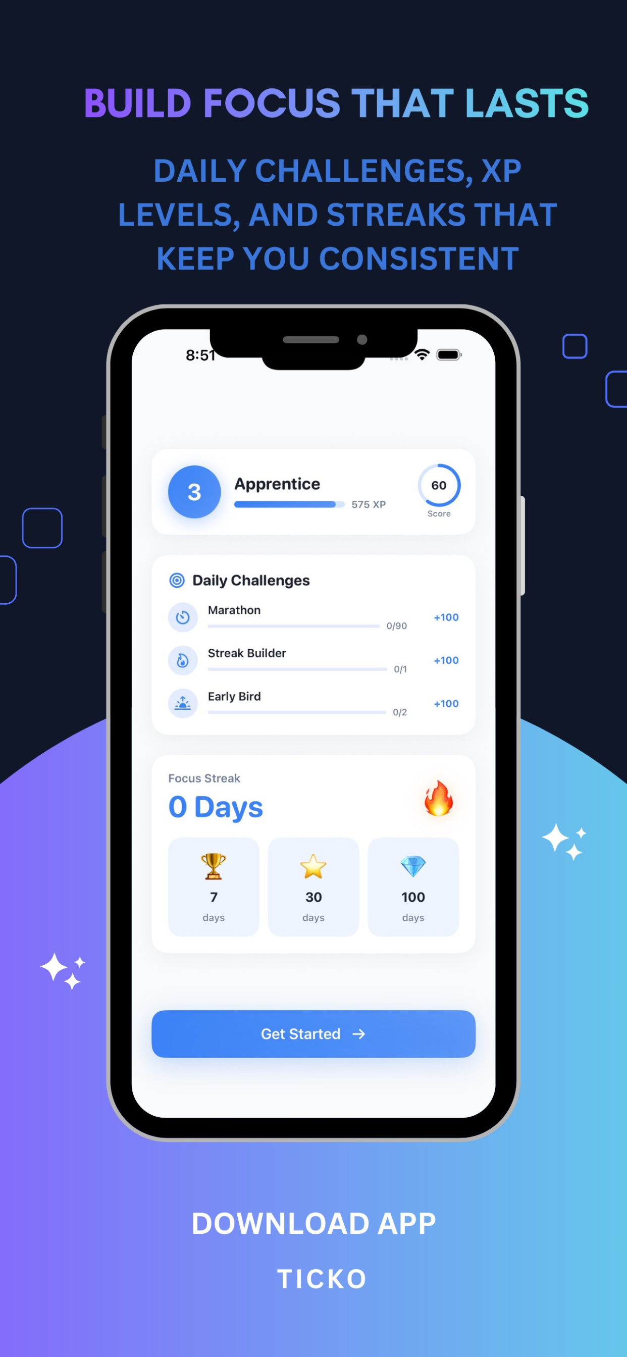 Ticko: Task Manager & Focus Timer gallery image