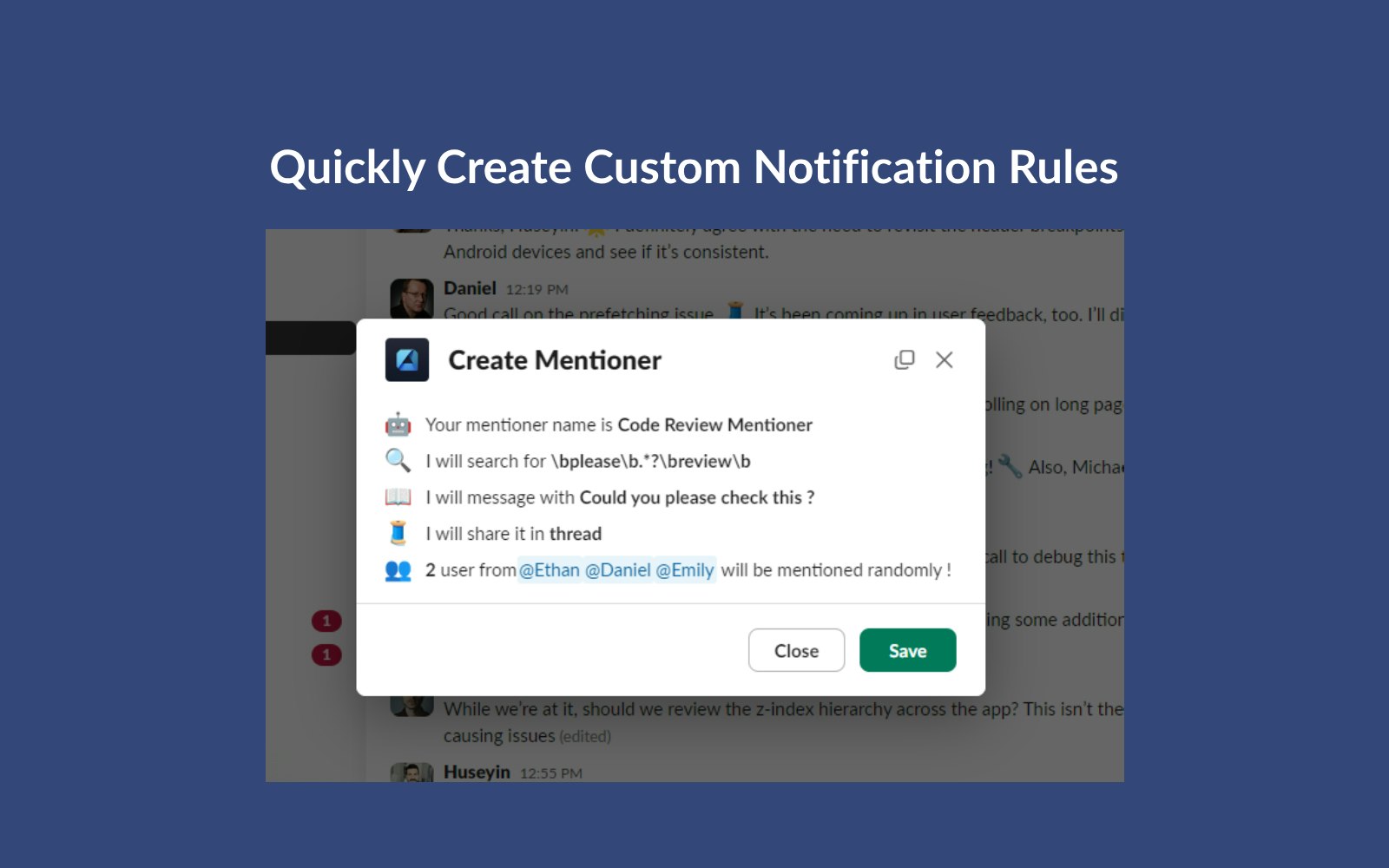 พูดถึงง่ายๆ - ตรวจจับข้อความสำคัญและแจ้งเตือนคนที่เหมาะสมใน Slack media 5